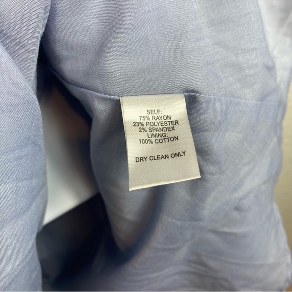 LuLu’s Medium Dress Elsie Dusty Blue‎ Pretty Puff Sleeve Lined - Picture 9 of 13